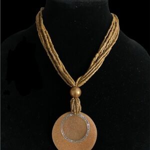 Elegant Gold Beaded Necklace